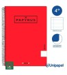CUADERNO ESPIRAL  TAPA  POLIPROPILENO  PAPYRUS08-UNICLASIC - CUARTO - 80H - PAUTA 2