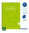 CUADERNO ESPIRAL  TAPA CONTRACOLADA PAPYRUS03-UNICLASIC - FOLIO - 80H - MILIMETRADO - 90G - COLORES SURTIDOS