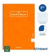 CUADERNO ESPIRAL  TAPA CONTRACOLADA PAPYRUS03-UNICLASIC - FOLIO - 80H - MILIMETRADO - 90G - COLORES SURTIDOS