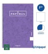 CUADERNO ESPIRAL  TAPA CONTRACOLADA PAPYRUS03-UNICLASIC - FOLIO - 80H - LISO - 90G - COLORES SURTIDOS