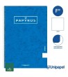 CUADERNO ESPIRAL  TAPA CONTRACOLADA PAPYRUS03-UNICLASIC - FOLIO - 80H - LISO - 90G - COLORES SURTIDOS