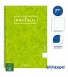 CUADERNO ESPIRAL  TAPA CONTRACOLADA PAPYRUS03-UNICLASIC - FOLIO - 80H - PAUTA 2