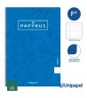 CUADERNO ESPIRAL  TAPA CONTRACOLADA PAPYRUS03-UNICLASIC - FOLIO - 80H - PAUTA 3