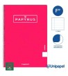 CUADERNO ESPIRAL  TAPA CONTRACOLADA PAPYRUS03-UNICLASIC - FOLIO - 80H - 1 LINEA - 90G - COLORES SURTIDOS
