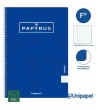 CUADERNO ESPIRAL  TAPA CONTRACOLADA PAPYRUS03-UNICLASIC - FOLIO - 80H - CUADRÍCULA 4MM - 90G - COLORES SURTIDOS