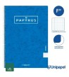 CUADERNO ESPIRAL  TAPA CONTRACOLADA PAPYRUS03-UNICLASIC - FOLIO - 80H - CUADRÍCULA 4MM - 90G - COLORES SURTIDOS