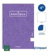CUADERNO ESPIRAL  TAPA CONTRACOLADA PAPYRUS03-UNICLASIC - CUARTO - 80H - LISO - 90G - COLORES SURTIDOS