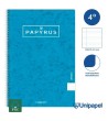 CUADERNO ESPIRAL  TAPA CONTRACOLADA PAPYRUS03-UNICLASIC - CUARTO - 80H - PAUTA 2