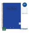 CUADERNO ESPIRAL  TAPA EXTRADURA    PAPYRUS04-UNICLASIC - FOLIO - 80H - CUADRÍCULA 5MM - 90G - COLORES SURTIDOS