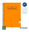 CUADERNO ESPIRAL  TAPA EXTRADURA    PAPYRUS04-UNICLASIC - FOLIO - 80H - MILIMETRADO - 90G - COLORES SURTIDOS