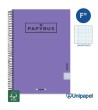 CUADERNO ESPIRAL  TAPA EXTRADURA    PAPYRUS04-UNICLASIC - FOLIO - 80H - MILIMETRADO - 90G - COLORES SURTIDOS