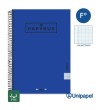 CUADERNO ESPIRAL  TAPA EXTRADURA    PAPYRUS04-UNICLASIC - FOLIO - 80H - MILIMETRADO - 90G - COLORES SURTIDOS