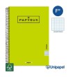 CUADERNO ESPIRAL  TAPA EXTRADURA    PAPYRUS04-UNICLASIC - FOLIO - 80H - MILIMETRADO - 90G - COLORES SURTIDOS