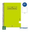 CUADERNO ESPIRAL  TAPA EXTRADURA    PAPYRUS04-UNICLASIC - FOLIO - 80H - LISO - 90G - COLORES SURTIDOS