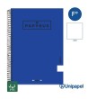 CUADERNO ESPIRAL  TAPA EXTRADURA    PAPYRUS04-UNICLASIC - FOLIO - 80H - LISO - 90G - COLORES SURTIDOS