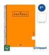 CUADERNO ESPIRAL  TAPA EXTRADURA    PAPYRUS04-UNICLASIC - FOLIO - 80H - PAUTA 3