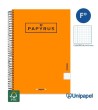 CUADERNO ESPIRAL  TAPA EXTRADURA    PAPYRUS04-UNICLASIC - FOLIO - 80H - CUADRÍCULA 4MM - 90G - COLORES SURTIDOS