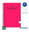 CUADERNO ESPIRAL  TAPA EXTRADURA    PAPYRUS04-UNICLASIC - FOLIO - 80H - CUADRÍCULA 4MM - 90G - COLORES SURTIDOS