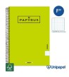 CUADERNO ESPIRAL  TAPA EXTRADURA    PAPYRUS04-UNICLASIC - FOLIO - 80H - CUADRÍCULA 4MM - 90G - COLORES SURTIDOS