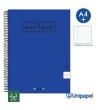 CUADERNO ESPIRAL  TAPA EXTRADURA    PAPYRUS04-UNICOLOR5 - A4+ - 80H - CUADRÍCULA 5MM - 90G - COLORES SURTIDOS