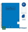 CUADERNO ESPIRAL  TAPA  POLIPROPILENO  PAPYRUS08-UNICLASIC - FOLIO - 80H - CUADRÍCULA 5MM - 90G - COLORES SURTIDOS