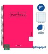 CUADERNO ESPIRAL  TAPA  POLIPROPILENO  PAPYRUS08-UNICLASIC - FOLIO - 80H - MIIMETRADO - 90G - COLORES SURTIDOS