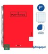 CUADERNO ESPIRAL  TAPA  POLIPROPILENO  PAPYRUS08-UNICLASIC - FOLIO - 80H - MIIMETRADO - 90G - COLORES SURTIDOS