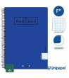 CUADERNO ESPIRAL  TAPA  POLIPROPILENO  PAPYRUS08-UNICLASIC - FOLIO - 80H - MIIMETRADO - 90G - COLORES SURTIDOS