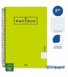 CUADERNO ESPIRAL  TAPA  POLIPROPILENO  PAPYRUS08-UNICLASIC - FOLIO - 80H - MIIMETRADO - 90G - COLORES SURTIDOS