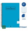 CUADERNO ESPIRAL  TAPA  POLIPROPILENO  PAPYRUS08-UNICLASIC - FOLIO - 80H - MIIMETRADO - 90G - COLORES SURTIDOS