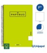 CUADERNO ESPIRAL  TAPA  POLIPROPILENO  PAPYRUS08-UNICLASIC - FOLIO - 80H - LISO - 90G - COLORES SURTIDOS