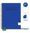 CUADERNO ESPIRAL  TAPA  POLIPROPILENO  PAPYRUS08-UNICLASIC - FOLIO - 80H - LISO - 90G - COLORES SURTIDOS