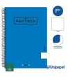 CUADERNO ESPIRAL  TAPA  POLIPROPILENO  PAPYRUS08-UNICLASIC - FOLIO - 80H - LISO - 90G - COLORES SURTIDOS