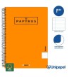 CUADERNO ESPIRAL  TAPA  POLIPROPILENO  PAPYRUS08-UNICLASIC - FOLIO - 80H - PAUTA 2,5 - 90G - COLORES SURTIDOS