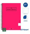 CUADERNO ESPIRAL  TAPA  POLIPROPILENO  PAPYRUS08-UNICLASIC - FOLIO - 80H - PAUTA 2,5 - 90G - COLORES SURTIDOS