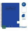 CUADERNO ESPIRAL  TAPA  POLIPROPILENO  PAPYRUS08-UNICLASIC - FOLIO - 80H - PAUTA 2,5 - 90G - COLORES SURTIDOS