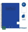 CUADERNO ESPIRAL  TAPA  POLIPROPILENO  PAPYRUS08-UNICLASIC - FOLIO - 80H - 1 LINEA - 90G - COLORES SURTIDOS