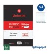 RECAMBIOS UNIEXTRA-UNICLASIC -A4-100H-CUADRÍCULA 4MM-100G-CON MARGEN