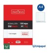 RESMILLERÍA PAPYRUS-UNICLASIC -A4-100H-CUADRUCILA 4MM-90G-CON MARGEN