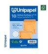 PAQUETE 10 BOLSAS BURBUJA N. 11 100X165 MM 75 G FSC UNIPAPEL