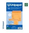 PAQUETE 10 BOLSAS BURBUJA N. 12 120X215 MM 75 G FSC UNIPAPEL